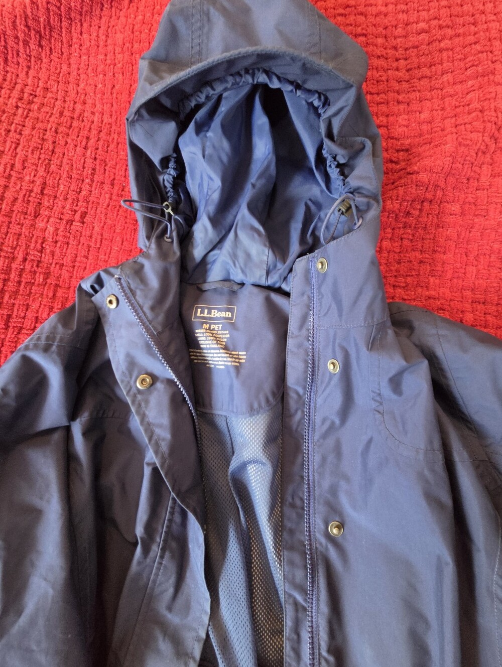 LLBean Long Raincoat - Picture 2 of 2